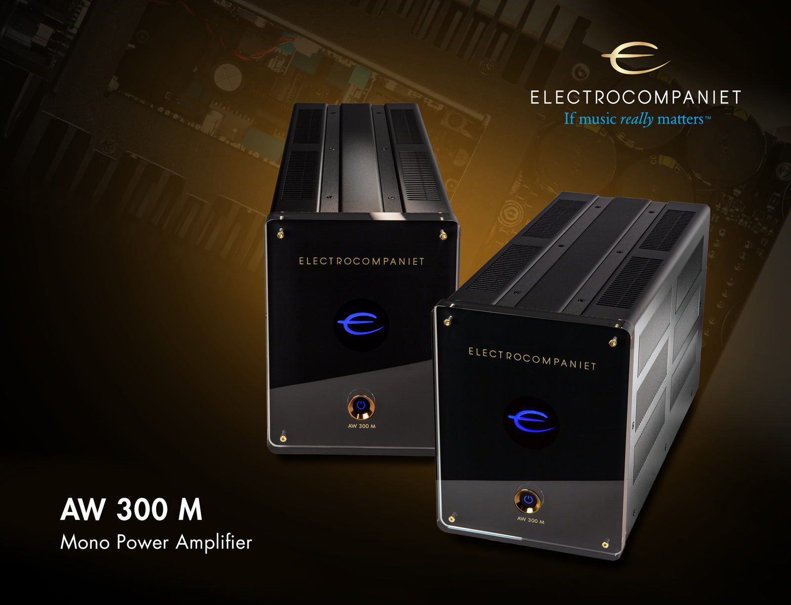 Electrocompaniet Unveils Innovative  Mono Power Amplifier: The AW 300 M